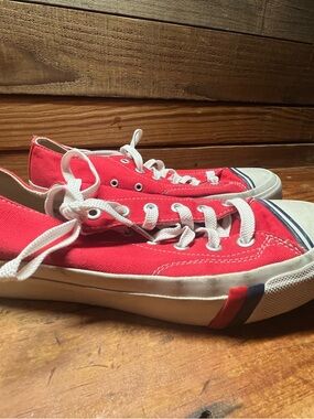 PRO-Keds Royal Canvas Sneaker in Red and Cream
